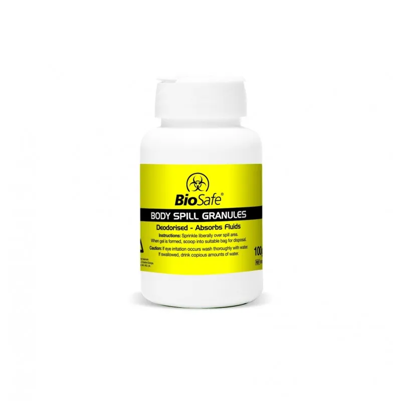 BioSafe Biohazard Body Fluid Absorbent Granules Shaker 100g | Hayes ...